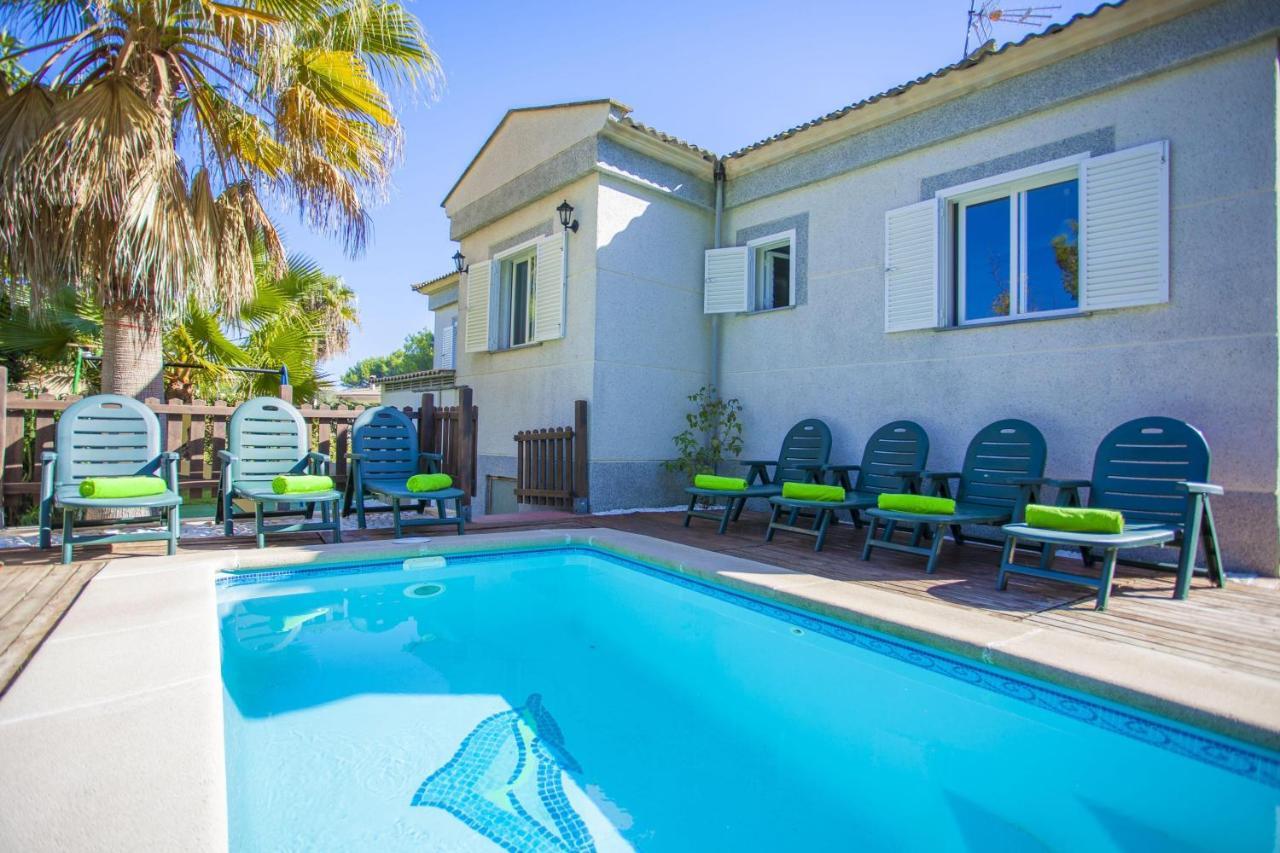 Villa Sa Marina -Figuemar- Alcúdia Esterno foto